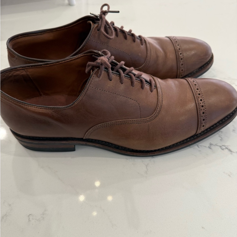 Allen Edmonds Brown Leather Oxford Shoes